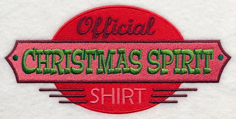 Official Christmas Spirit Shirt