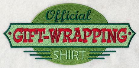 Official Gift-Wrapping Shirt