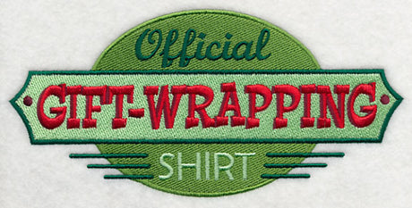 Official Gift-Wrapping Shirt