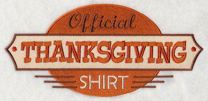 Official Thanksgiving Shirt