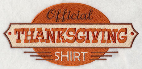 Official Thanksgiving Shirt