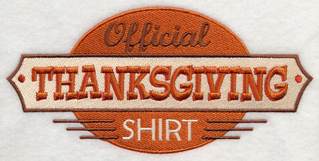 Official Thanksgiving Shirt