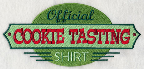 Official Cookie Tasting Shirt