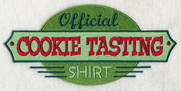 Official Cookie Tasting Shirt
