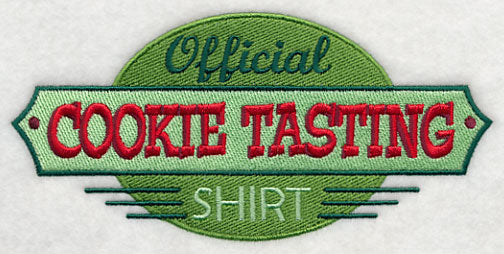 Official Cookie Tasting Shirt
