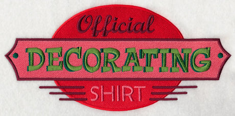 Official Decorating Shirt