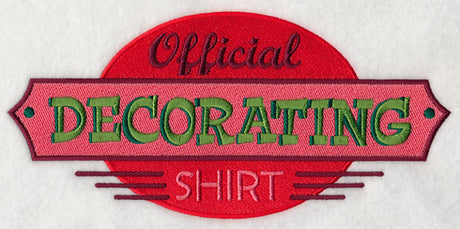 Official Decorating Shirt