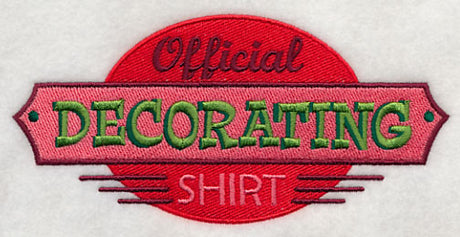 Official Decorating Shirt