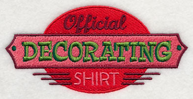 Official Decorating Shirt