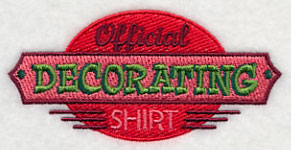 Official Decorating Shirt