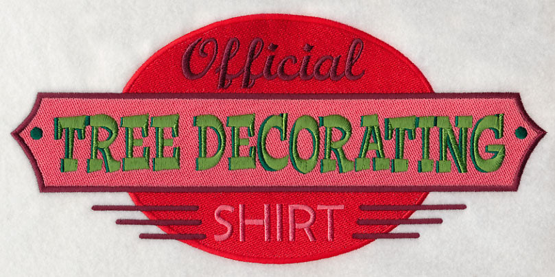 Official Tree Decorating Shirt