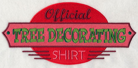 Official Tree Decorating Shirt