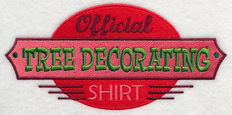 Official Tree Decorating Shirt