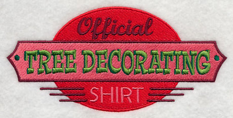 Official Tree Decorating Shirt
