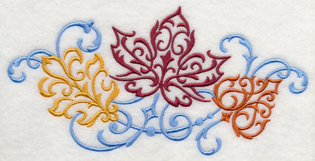 Fall Breeze Filigree Leaves