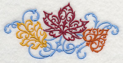 Fall Breeze Filigree Leaves