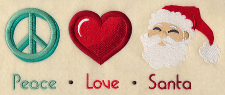 Peace Love Santa