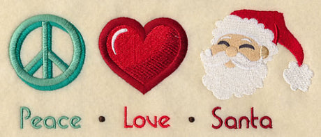 Peace Love Santa