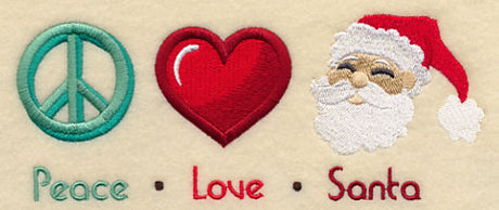 Peace Love Santa