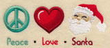Peace Love Santa