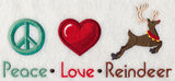 Peace Love Reindeer