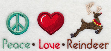 Peace Love Reindeer