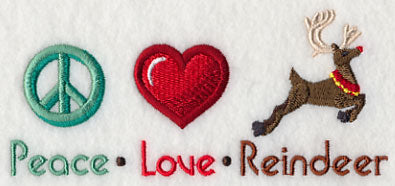 Peace Love Reindeer