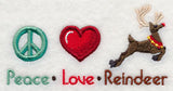 Peace Love Reindeer