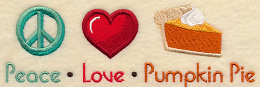 Peace Love Pumpkin Pie