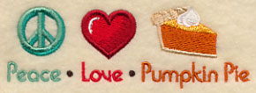 Peace Love Pumpkin Pie