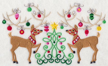 Tree Trimming Reindeer