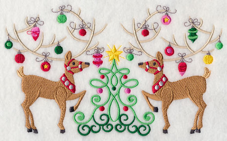 Tree Trimming Reindeer