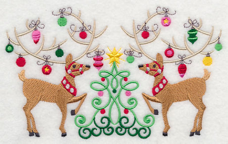 Tree Trimming Reindeer