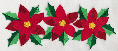 Patchwork Poinsettias