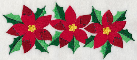 Patchwork Poinsettias