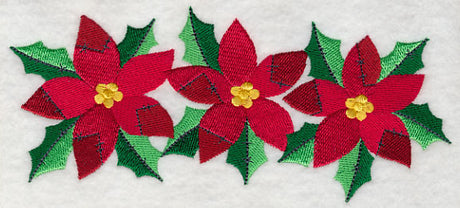 Patchwork Poinsettias