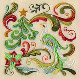 Christmas Peace Dove Square 3