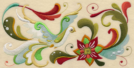 Christmas Peace Dove Border 1