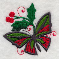 Christmas Butterfly 1