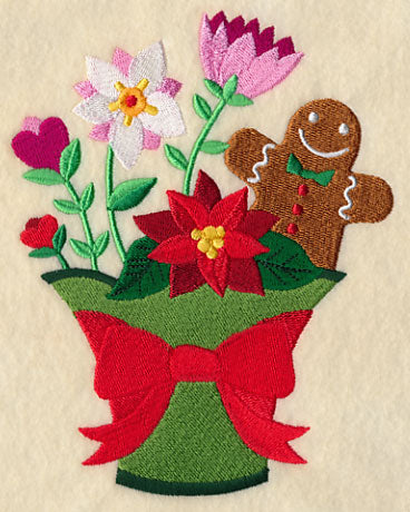 Bouquet of Christmas Spirit - Gingerbread Man