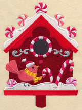 Christmas Birdie Bungalow - Peppermint