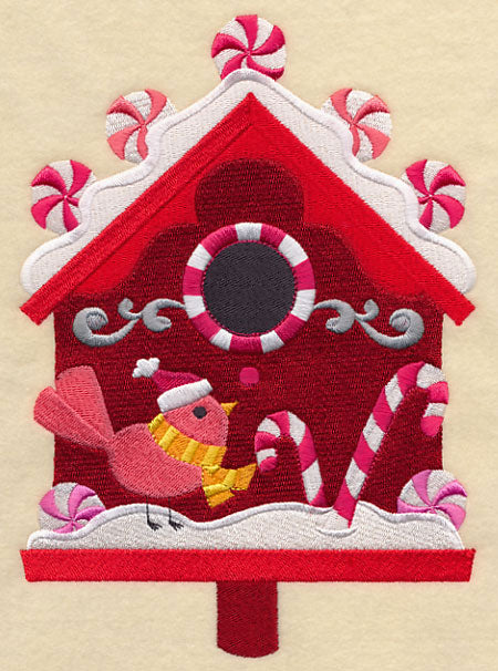 Christmas Birdie Bungalow - Peppermint