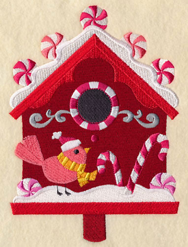 Christmas Birdie Bungalow - Peppermint