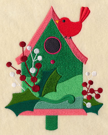 Christmas Birdie Bungalow - Bright Berries