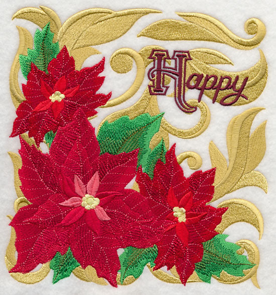 Christmas Spirit Blooms - Poinsettias