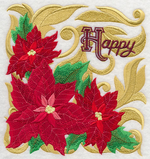 Christmas Spirit Blooms - Poinsettias