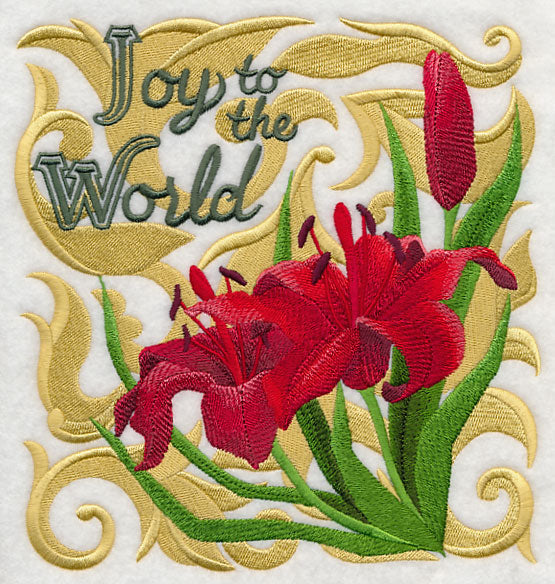 Christmas Spirit Blooms - Scarlet Lilies