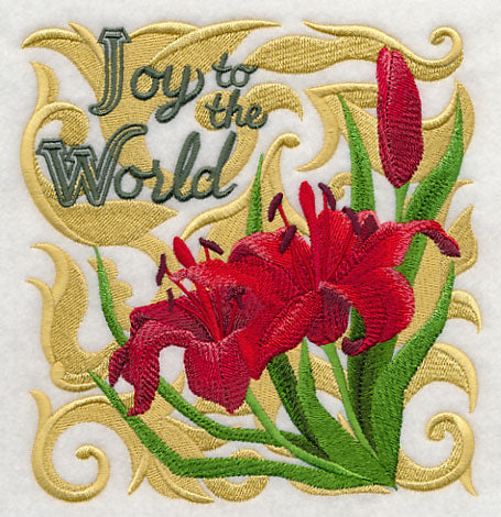 Christmas Spirit Blooms - Scarlet Lilies