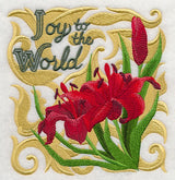 Christmas Spirit Blooms - Scarlet Lilies