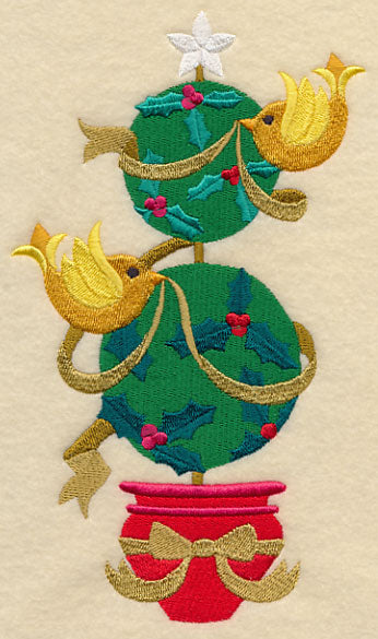 Sweet Tweet Christmas Topiary